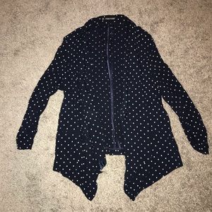 Polka dot blazer